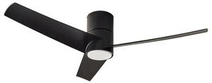 Stropní ventilátor se světlem CANETE s dálkovým ovládáním LED Černá