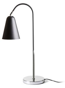 Stolní lampa GARBO, černá/chrom, patice E27, 15 W