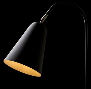Stolní lampa GARBO, černá/chrom, patice E27, 15 W