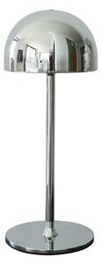 LED stolní lampa na dálkové ovládání ve stříbrné barvě s kovovým stínidlem (výška 30 cm) Tim – Sirius