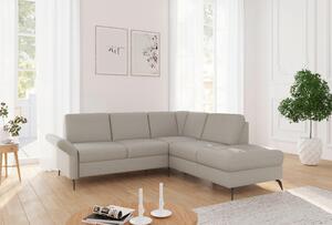 ROHOVÁ SEDAČKA, textil, šedohnědá Sit & More - Sedací soupravy, Online Only