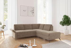 ROHOVÁ SEDAČKA, textil, světle hnědá Sit & More - Sedací soupravy, Online Only