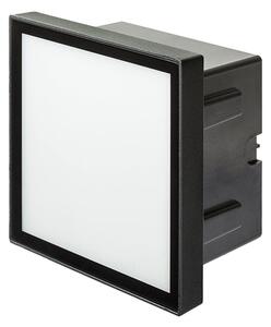 Venkovní zápustné LED svítidlo DEJAVU SQ 14, černé, 6 W, teplá bílá 3000 K, IP65