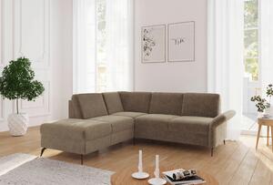 ROHOVÁ SEDAČKA, textil, světle hnědá Sit & More - Sedací soupravy, Online Only