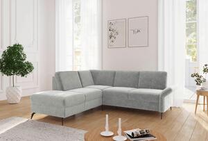 ROHOVÁ SEDAČKA, textil, světle šedá Sit & More - Sedací soupravy, Online Only
