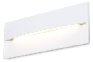 Venkovní zápustné LED svítidlo REP 27, bílé, 10 W, teplá bílá 3000 K, IP65