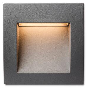 Venkovní zápustné LED svítidlo GORDIQ S, antracitové, 1.5 W, teplá bílá 3000 K, IP65