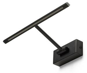 Nástěnné LED svítidlo FRESCO 34, černé, 6 W, teplá bílá 3000 K