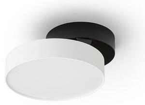 Přisazené nástěnné LED svítidlo ARETHA, bílá/černá, 12 W, teplá bílá 3000 K