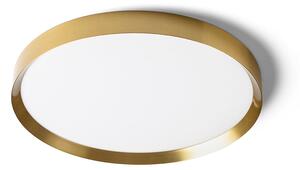 Stropní LED svítidlo SOLEN 49, česaná mosaz, 42 W, 3000/4000/6000 K