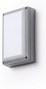 Venkovní přisazené nástěnné LED svítidlo ASPEN, stříbrnošedé, 5 W, teplá bílá 3000 K, IP54