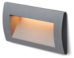 Venkovní zápustné LED svítidlo GORDIQ L, antracitové, 3 W, teplá bílá 3000 K, IP65