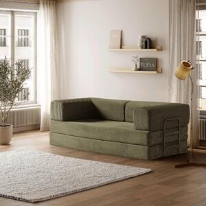 ROZKLÁDACÍ POHOVKA, textil, zelená Livetastic - Rozkládací pohovky, Online Only