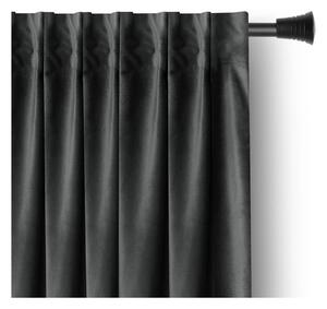 Šedý sametový dimout závěs 140x270 cm – Restilo