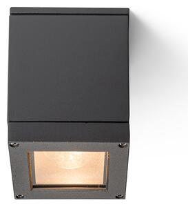 Venkovní stropní svítidlo QUADRA M, antracitové, patice E27, 8 W, IP54