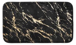 Černá/ve zlaté barvě koupelnová předložka 45x75 cm Aquamarbre – douceur d'intérieur