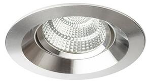 Zápustné LED svítidlo SPARKLE, leštěný hliník, 5 W, teplá bílá 3000 K