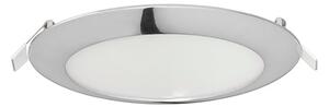 Zápustné LED svítidlo DADA 17, chrom, 12 W, teplá bílá 3000 K