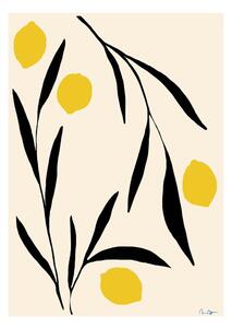 Plakát 30x40 cm Lemon – Anna Mörner – The Poster Club