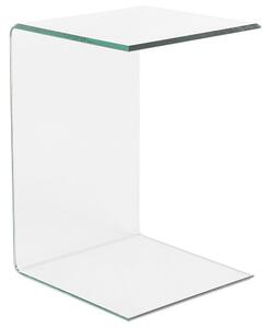 Průhledný skleněný stolek LOURDES