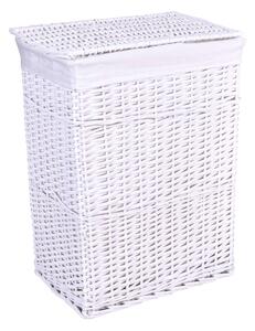 Proutěný koš 114 l – bílý