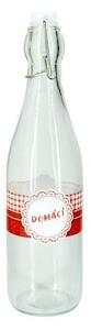 Skleněná láhev s patentním uzávěrem TORO 540ml domácí