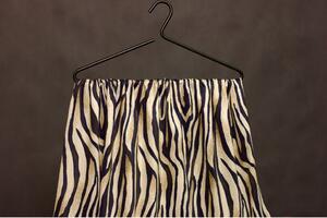 Úplet polyester - Zvířecí vzor zebra