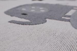 Praktik home s.r.o. Dětský kusový koberec Natur Sloni - 80x150 cm