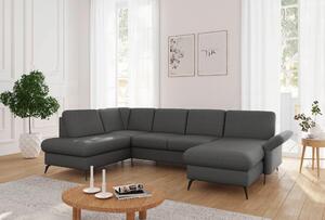 SEDACÍ SOUPRAVA, textil, tmavě šedá Sit & More - Sedací soupravy, Online Only