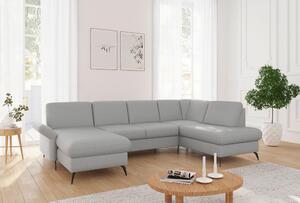 SEDACÍ SOUPRAVA, textil, světle šedá Sit & More - Sedací soupravy, Online Only