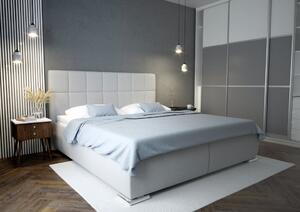 Blanář Sanza čalouněná postel vč. roštů a matrací 180 x 200 cm, šedá