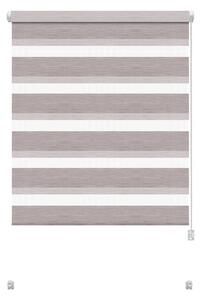 Taupe roleta den a noc 42,5x150 cm Zebra Silvalin – Gardinia