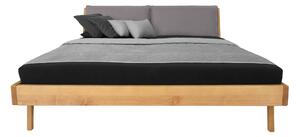 Masivní dubová postel Bosfor 180x200 s látkovým čelem (více variant polstrování a velikostí)