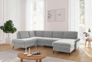SEDACÍ SOUPRAVA, textil, světle šedá Sit & More - Sedací soupravy, Online Only