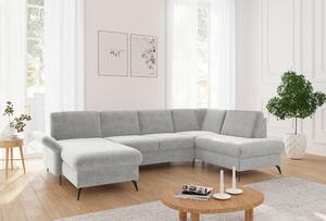SEDACÍ SOUPRAVA, textil, světle šedá Sit & More - Sedací soupravy, Online Only