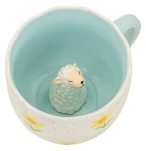 Modrý/krémový porcelánový hrnek 350 ml Surprise Sheep – Sass & Belle