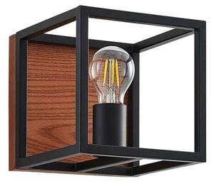 Lindby - Miravi Nástěnné Svítidlo Wood/Black