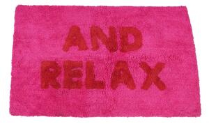 Růžová koupelnová předložka 50x80 cm And Relax – Rex London