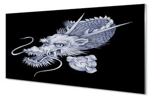 Obraz na skle Japonský drak 100x50cm