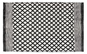 Černobílá koupelnová předložka z recyklovaného plastu 50x80 cm Tara – Wenko