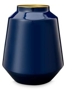 Pip Studio váza 24x29cm, modrá (kovová váza)