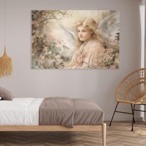 Obraz na plátně - Andělská dívka 2 FeelHappy.cz Velikost obrazu: 210 x 140 cm
