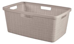 Taupe plastový koš na prádlo 46 l Jute – Curver