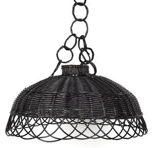 Lustr proutěný malovaný (stínítko) Luce III. průměr 45 x v.21/52(cm)
