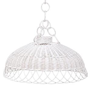 Lustr proutěný malovaný (stínítko) Lustre V. průměr 45 x v.21/52(cm)