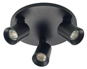 Arcchio - Iavo 3 Round Stropní Lampa Black