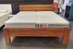 Vykona Vanda postel 180 x 200 cm, buk cink č. 16 - výprodej Moření: č.16 tabák - jádr. buk cink, Rozměr: 180 x 200 cm