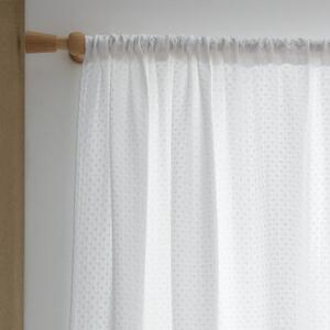 Bílá záclona 140x229 cm Muscat Waffle – Pineapple Elephant