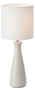 Krémová stolní lampa s textilním stínidlem (výška 42 cm) Birillo – Markslöjd