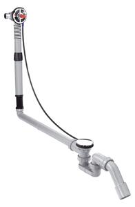 Hansgrohe Exafill S - Vanový výtok s odtokovou a přepadovou soupravou s napouštěním, prodloužená verze sifonu 58116180